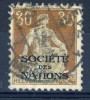 C580. Schweiz 1922.The League Of Nations. Michel 6. Cancelled(o) - Officials