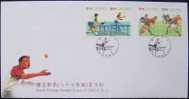 FDC 1998 Sport Stamps Table Tennis Rugby - Tischtennis