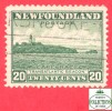 Canada  Newfoundland # 196 Scott /Unisafe - O -20  Cents - Cape Race - Dated 1932-37 - 1908-1947