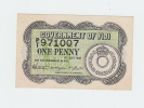 Goverment Of Fiji 1 Penny 1942 XF - AUNC CRISP Banknote P 47 - Figi