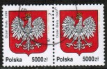 POLAND  Scott #  3131  VF USED Pair - Usados