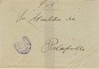 Carta S.N. Barcelona 1887. Franquicia Gobierno Civil - Cartas & Documentos