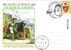 EXPLORERS HENRY HUDSON,EXPEDITION SHIP HALVE MAEN IN 1611,COMMEMORATIVE CARD 2011 OBLITERATION TURDA ROMANIA. - Explorers