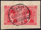 EGYPTE Oblitération ALEXANDRIA 19.01.1938 Sur Fragment De Lettre – Roi Farouk Ier - Usados