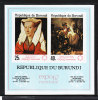 Burundi   -   1967.  St. Peter Denies Christ.  Rembrandt.  And Van Eyck.  Imperf.  MNH  Sheet - Rembrandt