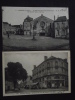 LOUDUN (Vienne) - Lot De 2 CPA - Le Marché Sainte-Croix Et La Place - La Rue De La Porte De Chinon - PORT COMPRIS ! - Loudun