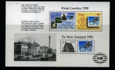 IRELAND/EIRE - 1990  FROM LONDON 1990 TO NEW ZEALAND 1990  SHEETLET   MINT NH - Blocks & Kleinbögen