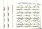 1991-ED.3100a03 MINIPLIEGO- M.P.24,25,26,27-EXPO.UNIV . SEVILLA´92.LACARTUJA.PUEN TE DE LA CARTUJA.P. DE LA BARQUETA-NUE - Full Sheets