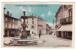 07 - Vernoux - Place Du Cadet Et Rue Cibère - Editeur: Combier - Vernoux