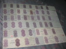 India Fiscal 45 Differents Hundi Upto Rs. 10 Including Different Types WMK & States Issues Revenue Inde Indien # 02 - Collections, Lots & Series