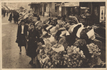 06 - NICE -  Le Marché Aux Fleurs -  Vue Animée - Carte En Héliogravure - Circulée 1941 - Artigianato