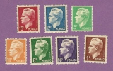 MONACO TIMBRE N° 344 A 350 NEUF SANS CHARNIERE LE PRINCE RAINIER III - Unused Stamps