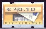 GERMANIA - USATO - 2002 - ATM -   0.10 - Vignette [ATM]