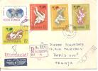 NY/T 2324/2325    BUCAREST Vers FRANCE  20 DECEMBRE1967 - Postmark Collection