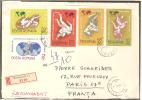 NY/T 2324/2325    BUCAREST Vers FRANCE  03 OCTOBRE1967 - Postmark Collection