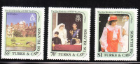 Turks And Caicos Islands 1982 Princess Diana Issue MNH - Turks And Caicos