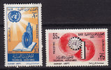 Egypt Egypte Occupation Of Palestine 1961 Mi. 20-21 UNO Complete Set MH*/o - Ongebruikt