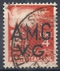 1945-47 TRIESTE AMG VG USATO DEMOCRATICA 4 LIRE - RR10088-2 - Usati