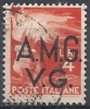 1945-47 TRIESTE AMG VG USATO DEMOCRATICA 4 LIRE - RR10088-3 - Used