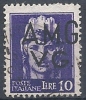 1945-47 TRIESTE AMG VG USATO IMPERIALE 10 LIRE - RR10088-4 - Gebraucht