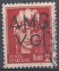 1945-47 TRIESTE AMG VG USATO IMPERIALE 2 LIRE - RR10088 - Usados