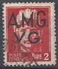 1945-47 TRIESTE AMG VG USATO IMPERIALE 2 LIRE - RR10088-2 - Usados