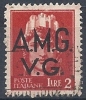 1945-47 TRIESTE AMG VG USATO IMPERIALE 2 LIRE - RR10088-5 - Afgestempeld