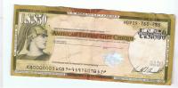 AMERICAN EXPRES GIFT CHEQUE USD 50 - Collezioni