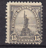 United States 1931 Mi. 277 W2 F     15 C Statue Of Liberty Perf. 11 X 10½, MH* - Ungebraucht