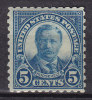 United States 1925 Mi. 267 W2 C     5 C Theodore Roosevelt Perf. 10, MH* - Nuovi