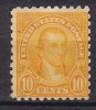 United States 1925 Mi. 272 W2 C     10 C James Monroe Perf. 10, MH* - Neufs