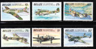 Belize 1990 Battle Of Britain 50th Anniversary Aircraft MNH - Belice (1973-...)