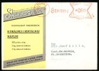 1946 Czechoslovakia Cover. Druggist, Pharmaceutics, Pharmacy. (Zb05121) - Farmacia