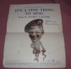 Partition Chanson - It S Fine Thing To Sing - Harry Lauder - Autres & Non Classés