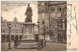 AALST-ALOST STATUE DE THIERRY MAERTENS PREMIER IMPRIMEUR BELGE-imprimerie-drukkerij-druckerei - Aalst