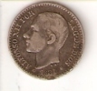 MONEDA DE PLATA DE 50 CTS DE ALFONSO XII DEL AÑO 1881 (2,50 GRAMOS) SILVER - First Minting