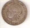 MONEDA DE PLATA DE 1 PTA DE ALFONSO XIII DEL AÑO 1900 (5 GRAMOS) SILVER - Primi Conii