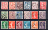 Mouchon Et Semeuse, Cote < 40 €, - Used Stamps