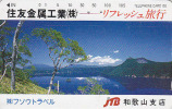 Télécarte Ancienne Japon - JTB - LAC DE MONTAGNE - Mountain Lake Japan Phone Card Telefonkarte - 498 - Montagnes