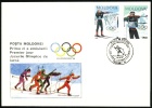 Moldova FDC Cover. Olympic Games Lillehammer 1994. (V01319) - Winter 1994: Lillehammer