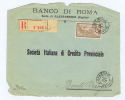 France Alexandrie 1913, R  Lettre Nr 103 A Busto-Arsizio Italy, Only Front Of Cover!! - Briefe U. Dokumente