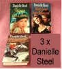 3 Danielle Steel Bücher - Gebundene Ausgaben - Glück Kennt Keine Jahreszeit , Träume Des Lebens - Colis