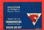 COLLECTEUR DE DECOUPIS ANIMES ANIMAUX DE BENJAMIN RABIER PUBLICITE LA VACHE QUI RIT FROMAGERIE BEL EN TRES BON ETAT - Tiere