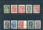 1912/13 -Greece- "Lithographic" 2nd Period- Complete(+3,20,30,40l.) Set Used Hinged - Oblitérés