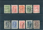 1912/13 -Greece- "Lithographic" 2nd Period- Complete(+3,20,30,40l.) Set Used Hinged - Oblitérés