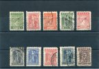 1912/13 -Greece- "Lithographic" 2nd Period- Complete(+3,20,30,40l.) Set Used Hinged - Usati