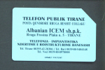 ALBANIA  -  Urmet Phonecard As Scan - Albanien