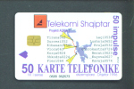 ALBANIA  -  Chip Phonecard As Scan - Albania