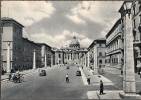 ROMA VIA DELLA CONCILIAZIONE E SAN PIETRO ANNI 50/60 FG NV 3 SCAN ANIMATA AUTOMOBILI - San Pietro