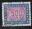 Italia Segnatasse 1955/84 "Stelle"   £. .500  Usato Sicuro - Taxe